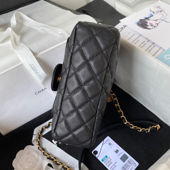 Chanel SMALL HOBO BAG AS3710 BLACK