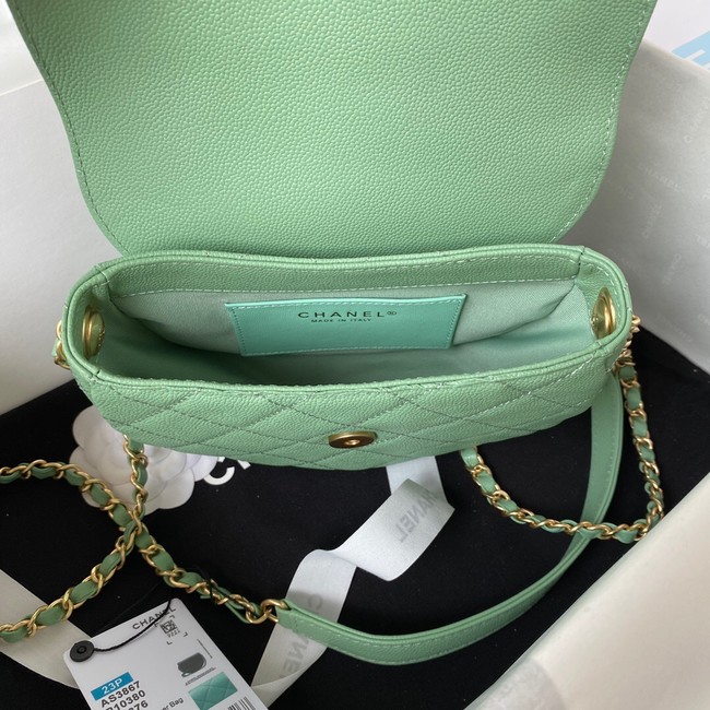 Chanel Shoulder Bag AS3867 green