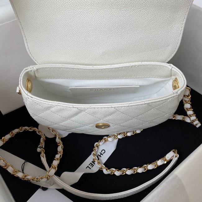 Chanel Shoulder Bag AS3867 white