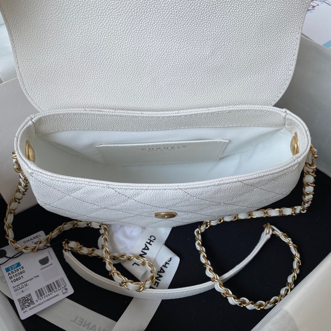 Chanel Shoulder Bag AS3919 white