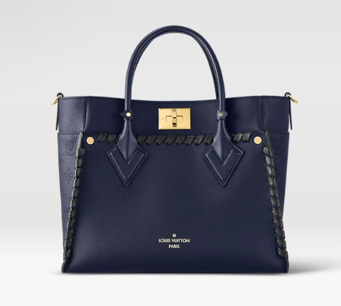 Louis Vuitton On My Side MM M21569 Navy Blue