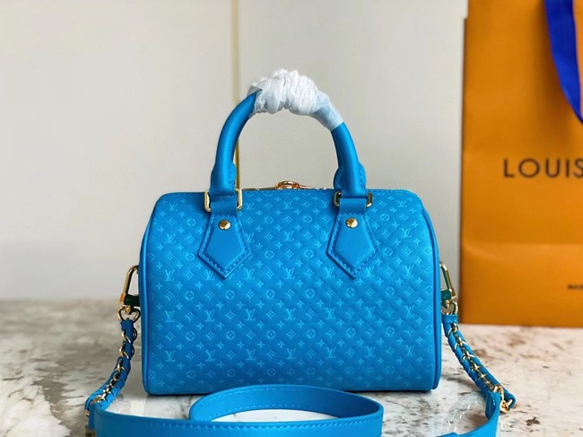 Louis Vuitton Speedy Bandouliere 20 M22595 Blue