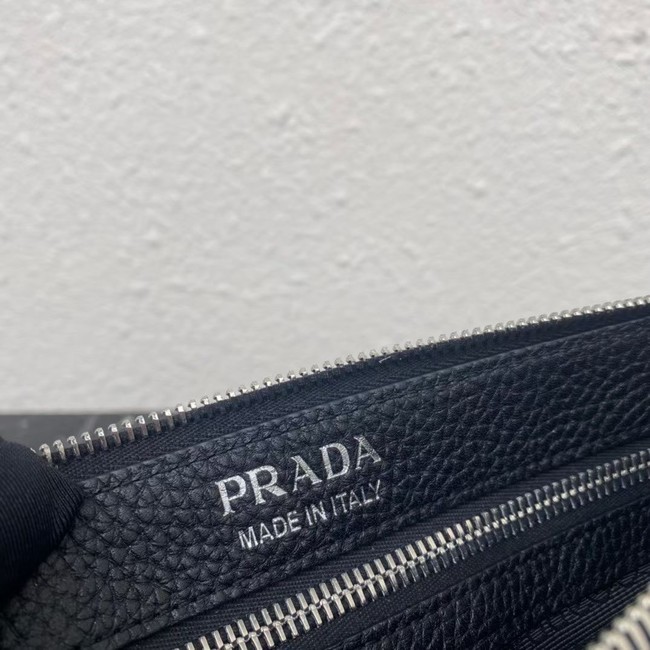 Prada Leather shoulder bag 1BH050 black