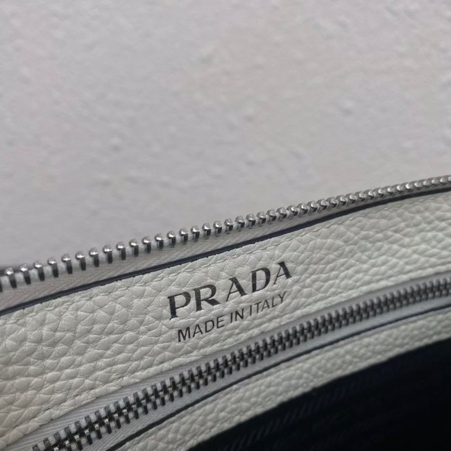 Prada Leather shoulder bag 1BH050 white