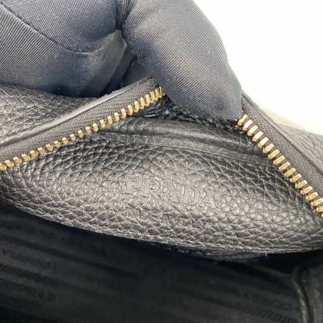 Prada Medium leather bag 1BH187 black