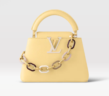 Louis Vuitton Capucines Mini M21798 Jaune Plume Yellow