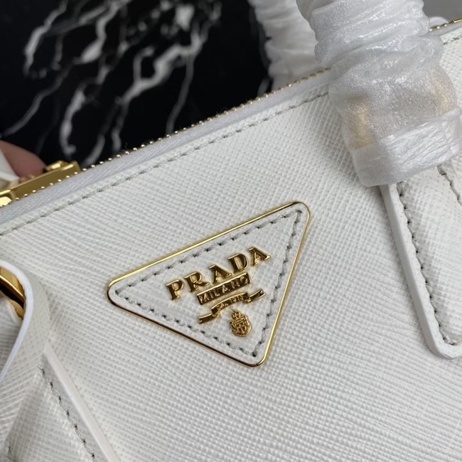 Prada Galleria Saffiano leather mini-bag 1BA906 white