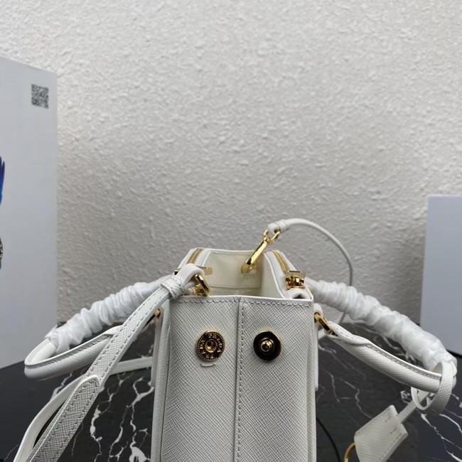 Prada Galleria Saffiano leather mini-bag 1BA906 white