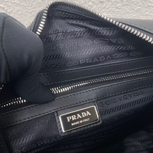 Prada Saffiano leather shoulder bag 2VH152 black