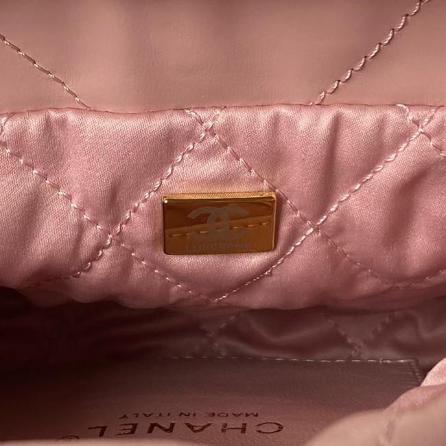 CHANEL 22 MINI HANDBAG AS3980 pink