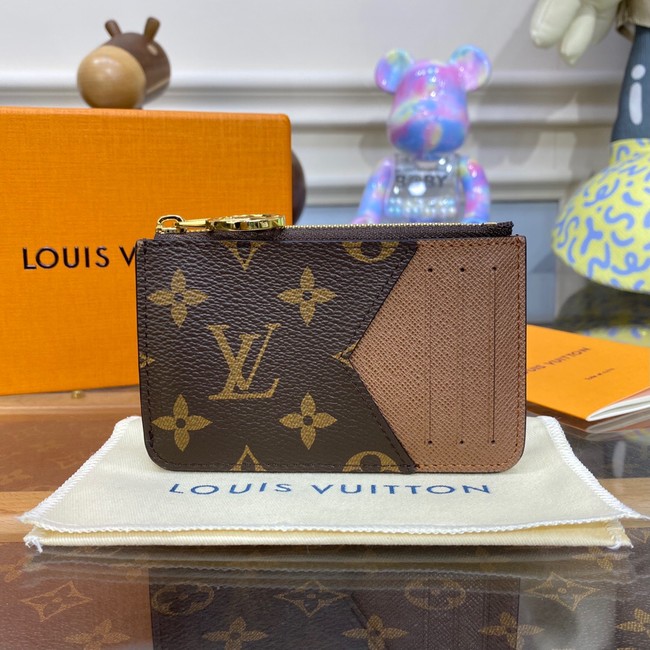 Louis Vuitton Romy Card Holder M81880 Armagnac Brown