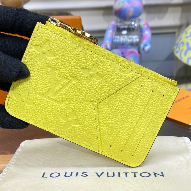 Louis Vuitton Romy Card Holder N81880 Yellow