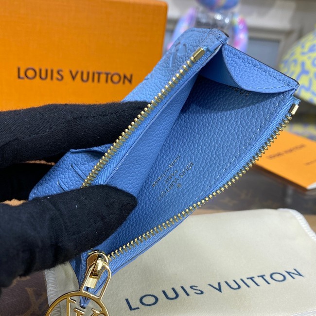 Louis Vuitton Romy Card Holder N81880 blue