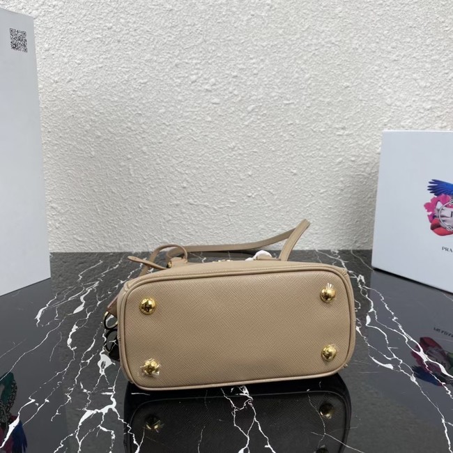 Prada Galleria Saffiano leather mini-bag 1BA906 apricot