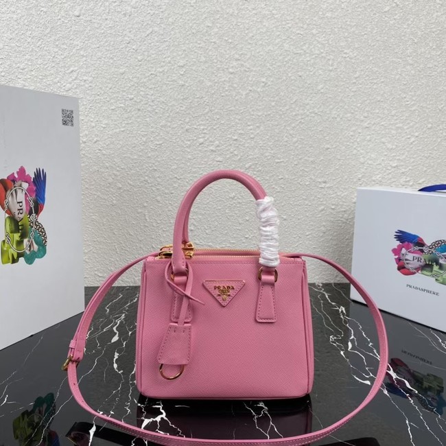 Prada Galleria Saffiano leather mini-bag 1BA906 pink