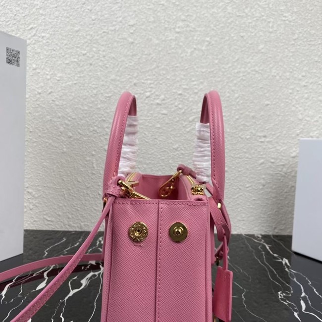 Prada Galleria Saffiano leather mini-bag 1BA906 pink