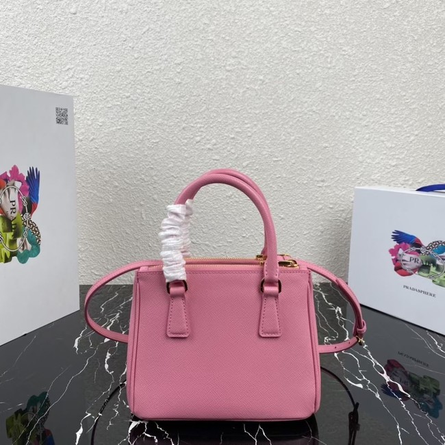 Prada Galleria Saffiano leather mini-bag 1BA906 pink