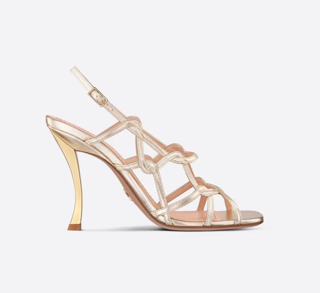 Dior D-FAME HEELED SANDAL Suede Calfskin 93202-2