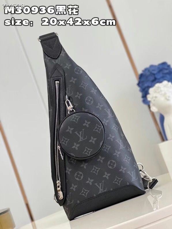 Louis Vuitton Duo Sling Bag M30936 Black