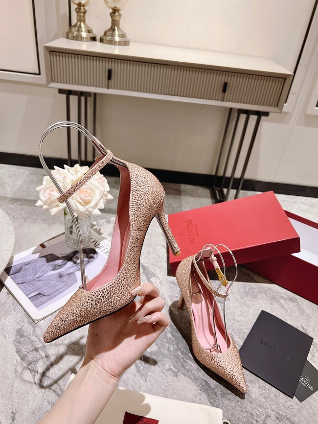 Valentino shoes Calfskin heel height 10CM 93218-2
