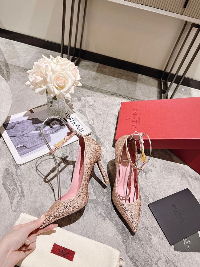 Valentino shoes Calfskin heel height 10CM 93218-2