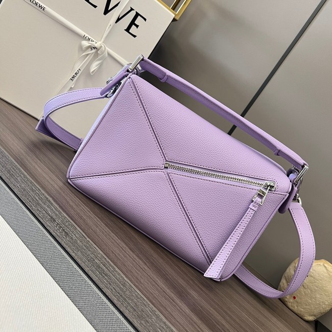 Loewe Puzzle Bag Leather 1209 purple