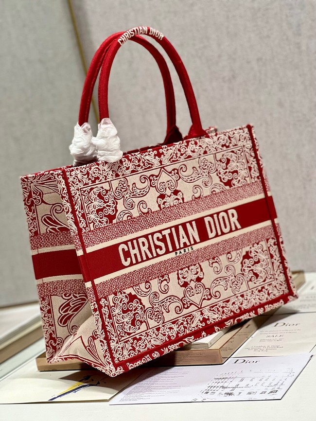 MEDIUM DIOR BOOK TOTE Embroidered M1296ZE