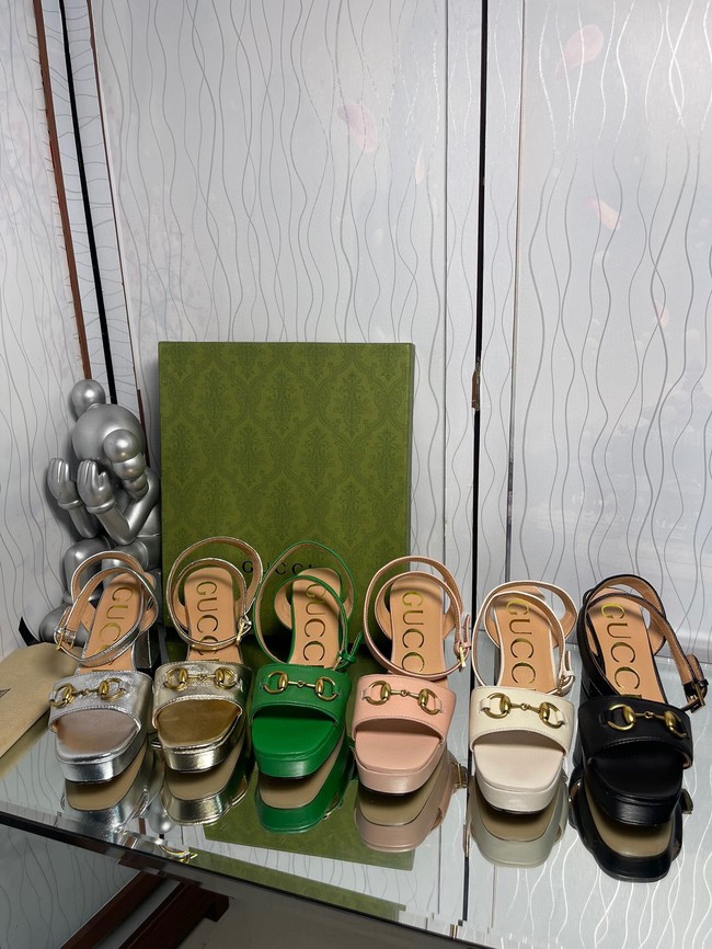 Gucci Womens platform sandal with Horsebit 93224-1