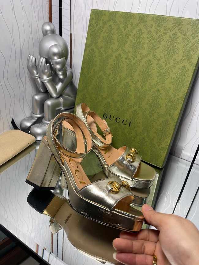 Gucci Womens platform sandal with Horsebit 93224-2