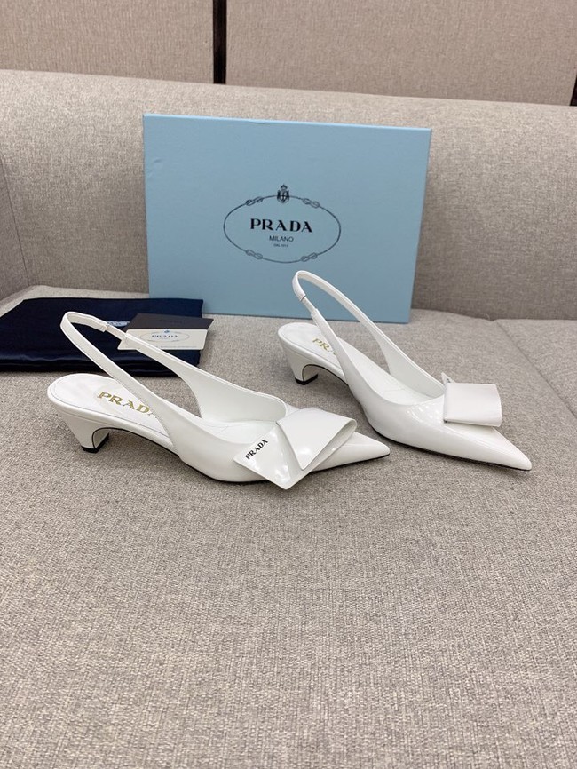 Prada Soft padded leather slingback pumps 93225-4