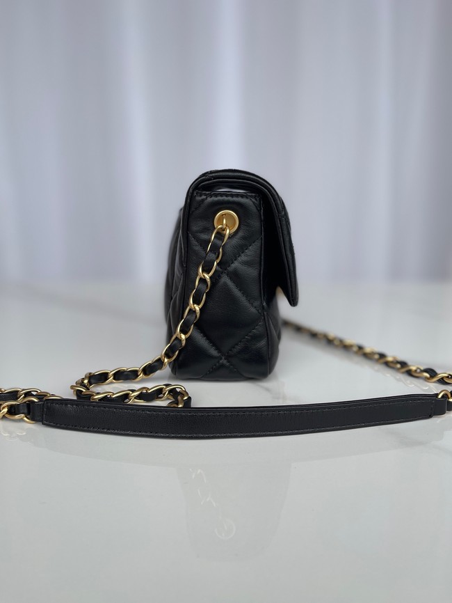 Chanel MINI FLAP BAG AS3986 black