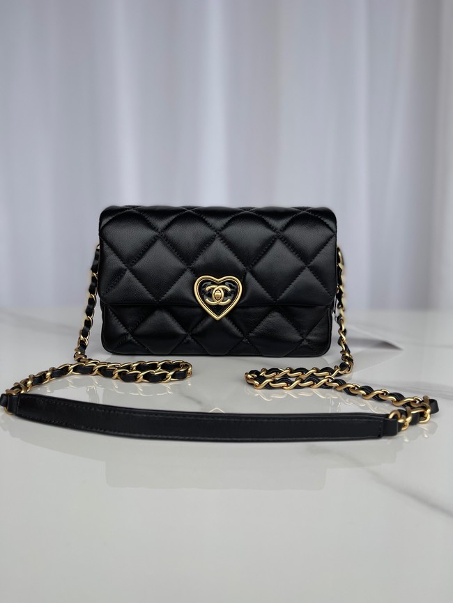 Chanel MINI FLAP BAG AS3986 black