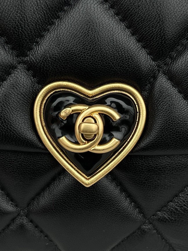 Chanel MINI FLAP BAG AS3986 black