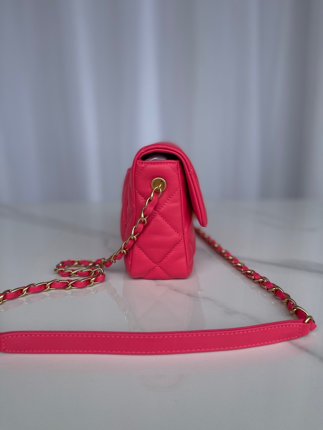 Chanel MINI FLAP BAG AS3986 red