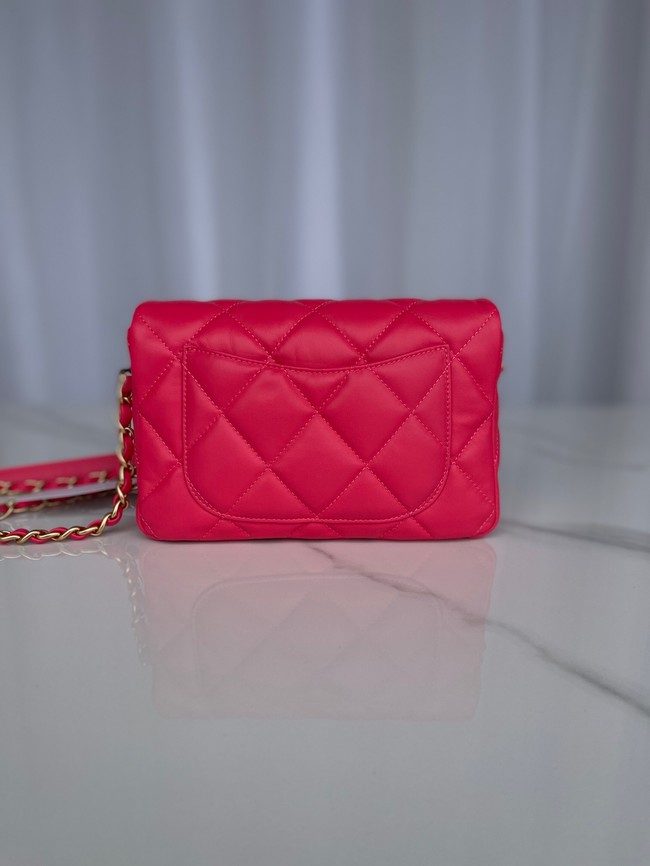 Chanel MINI FLAP BAG AS3986 red