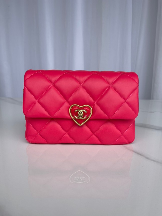 Chanel MINI FLAP BAG AS3986 red