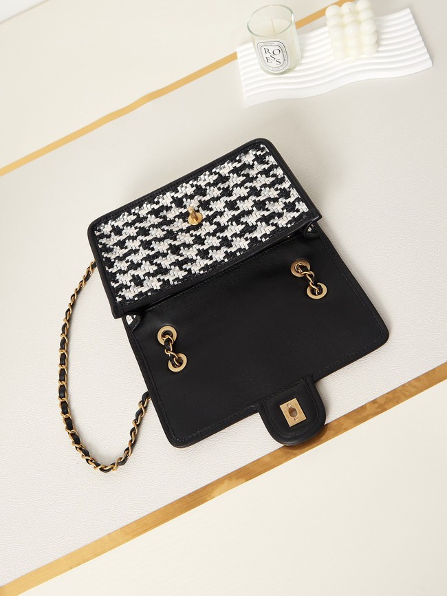 Chanel FLAP BAG AS3767 BLACK