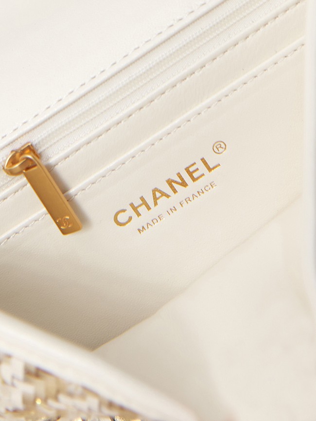 Chanel FLAP BAG AS3767 WHITE