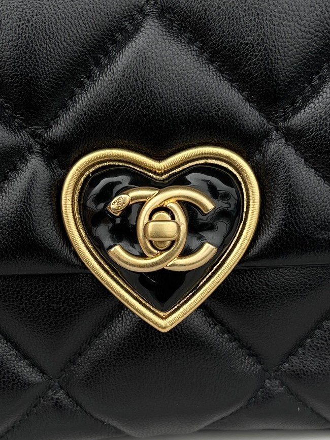 Chanel MINI FLAP BAG AS3979 black