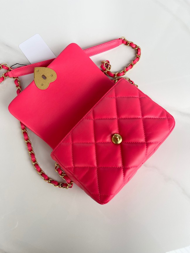 Chanel MINI FLAP BAG AS3979 red