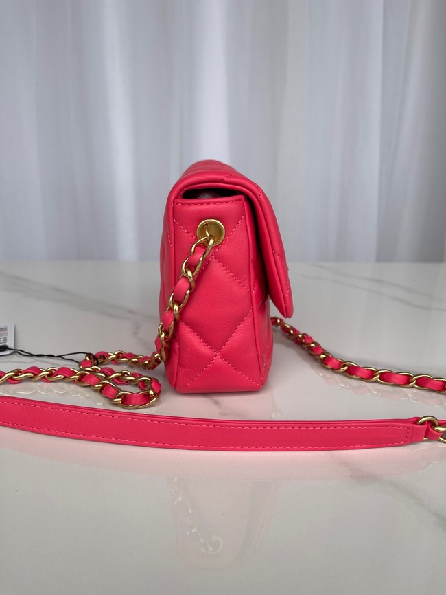 Chanel MINI FLAP BAG AS3979 red