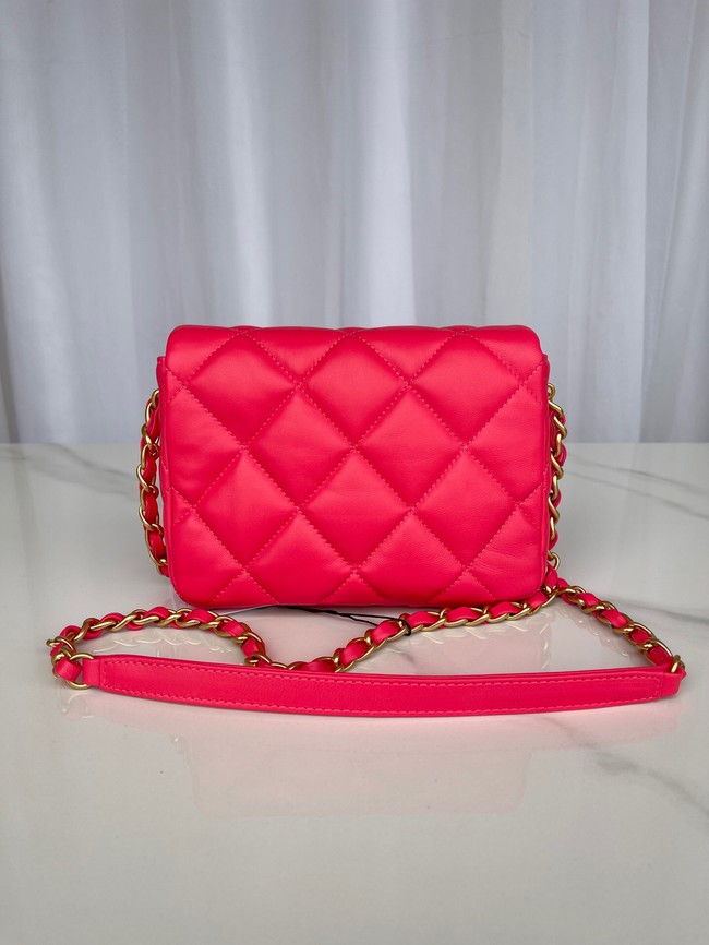 Chanel MINI FLAP BAG AS3979 red