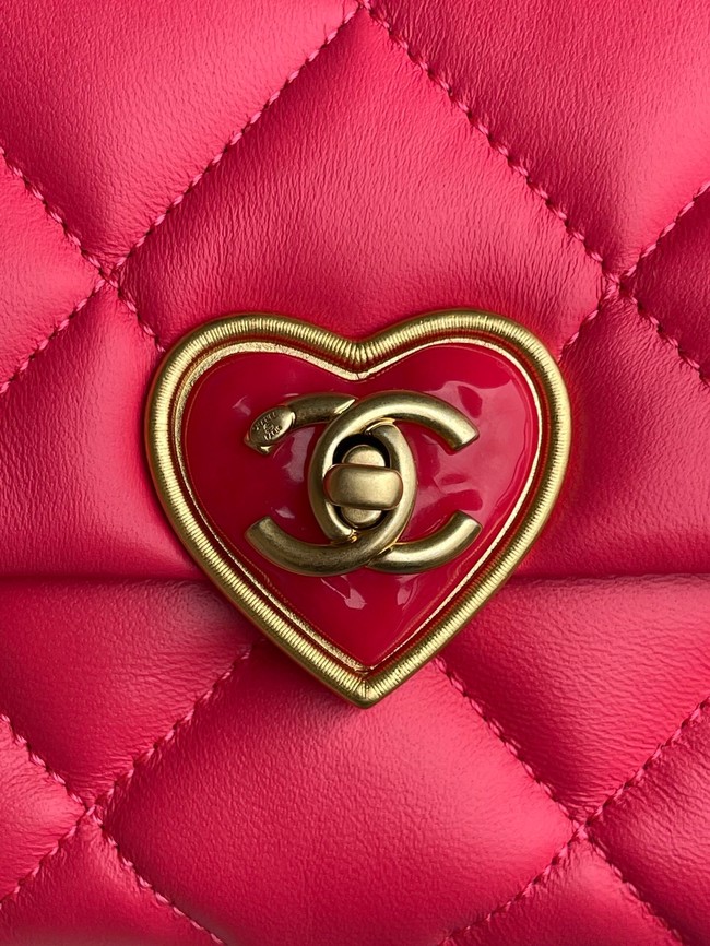 Chanel MINI FLAP BAG AS3979 red