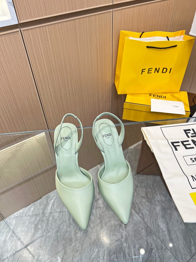 Fendi First leather high-heeled slingbacks 93254-1