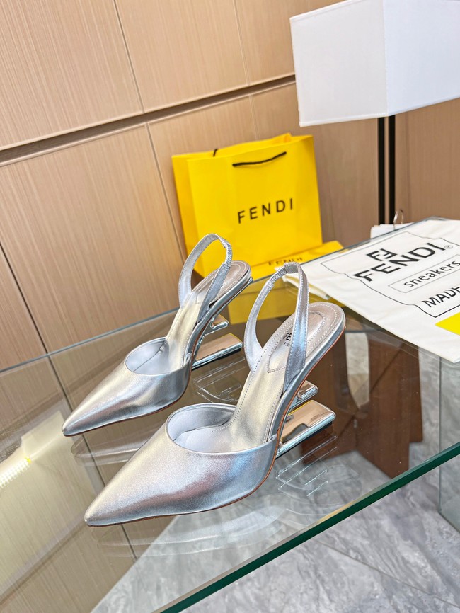 Fendi First leather high-heeled slingbacks 93254-2