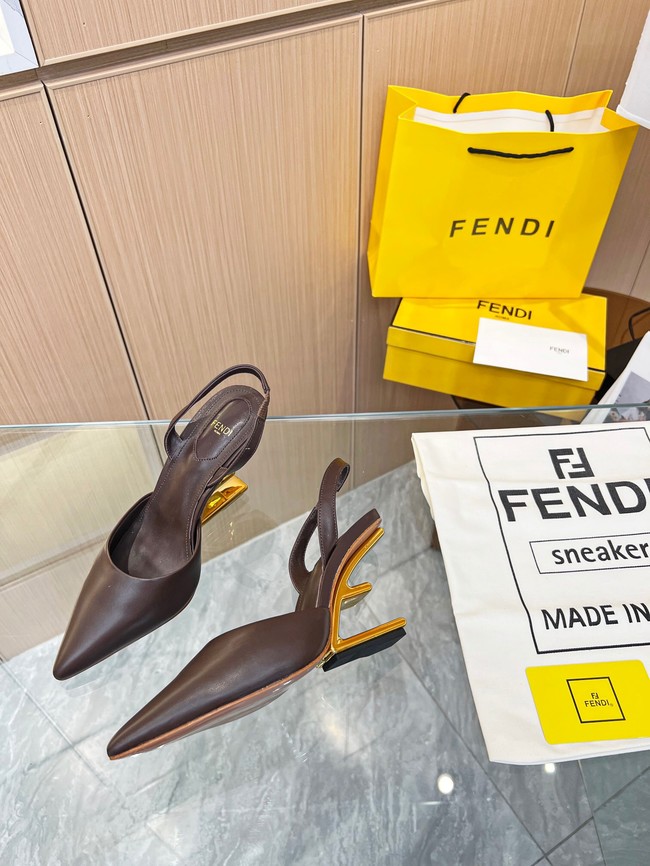 Fendi First leather high-heeled slingbacks 93254-3