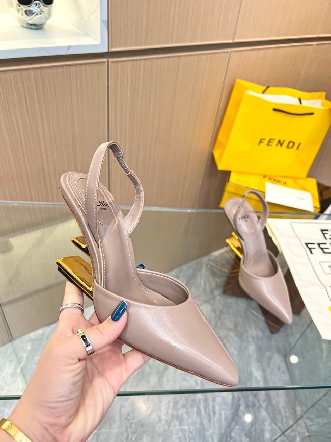 Fendi First leather high-heeled slingbacks 93254-4