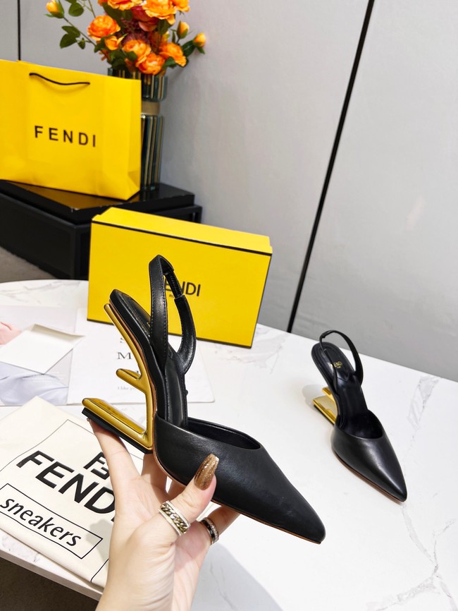 Fendi First leather high-heeled slingbacks 93254-5