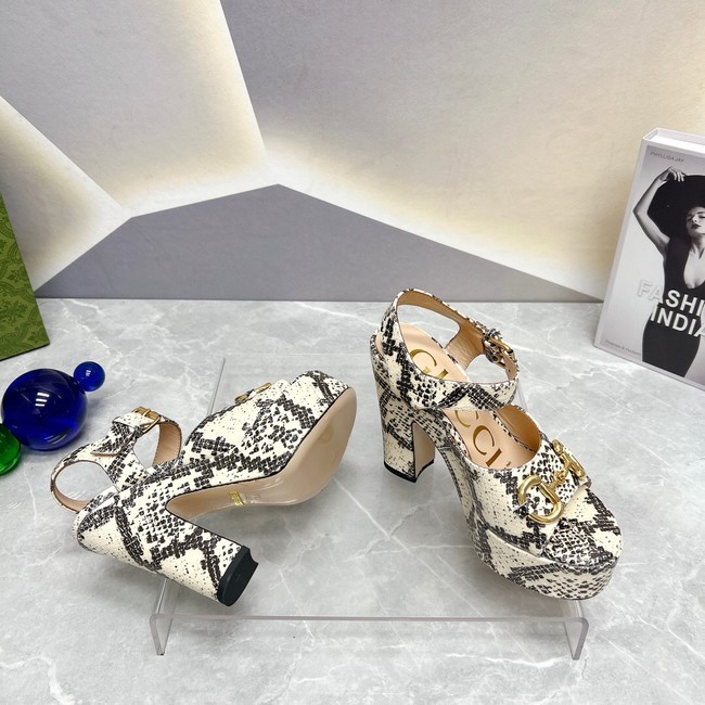 Gucci Womens platform sandal with Horsebit 93256-1