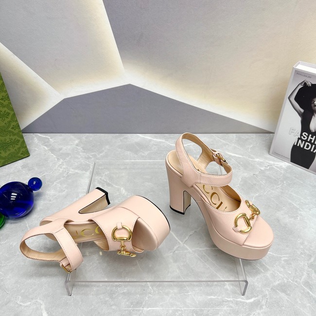 Gucci Womens platform sandal with Horsebit 93256-4